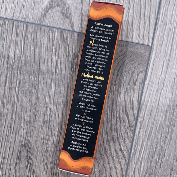 SOLD⚠️NIB TOO FACED MELTED MATTE LIQUIFIED LONG WEAR LIPSTICK Pumpkin Spice7ml - Picture 7 of 10